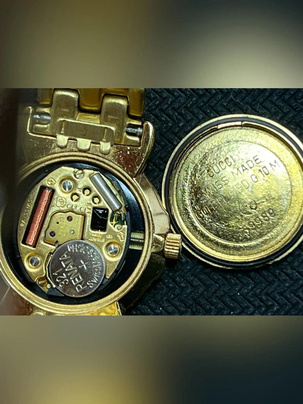 Gucci 3400L 18K Gold Plated Women's Watch.